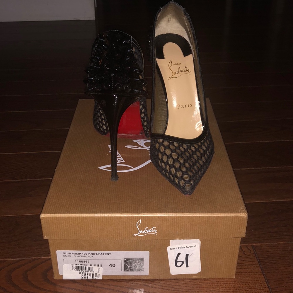 Christian Louboutin Guni Pump 100 Knot/Patent